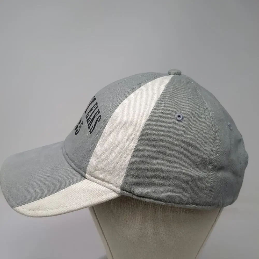 Hyp Carteret Elks 2235 Gray Baseball Cap One Size Strapback Two Tone Cotton Hat
